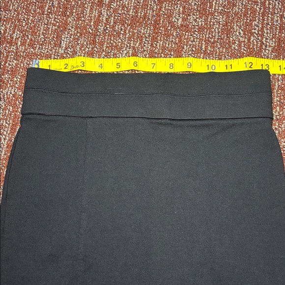 Helmut by Helmut Lang black stretch pull on structured mini skirt women’s S - Picture 9 of 11